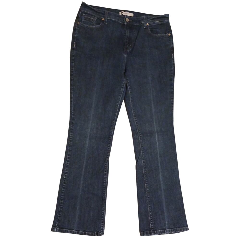 Levis Womens 515 Bootcut Jeans Size 14M ( 32x31) Stretch Flap Pockets Dark Wash
